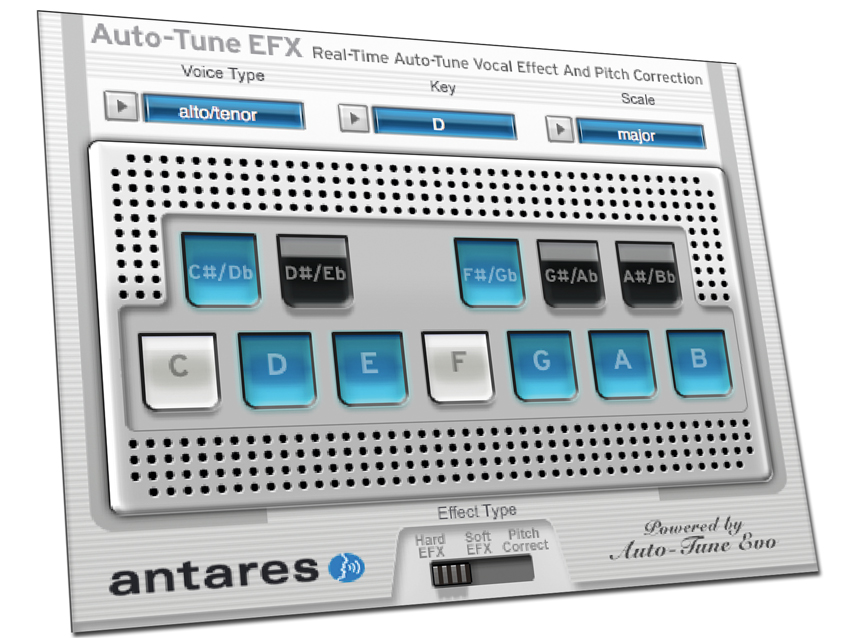 Real time auto tune software